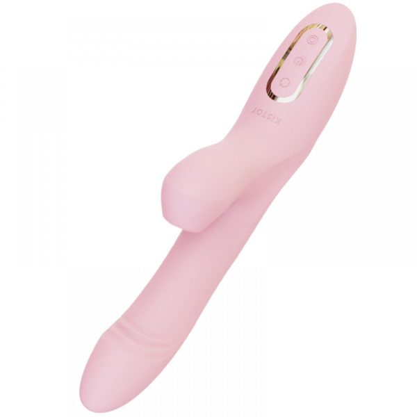 KISTOY KATY MAX VIBRADOR COM ESTIMULADOR DE CLITORIS E 12 MODOS DE VIBRAÇÃO VIP MIX
