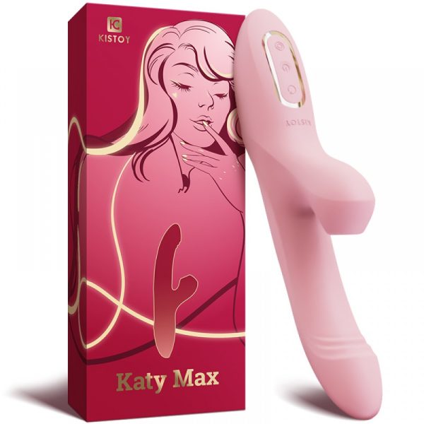 KISTOY KATY MAX VIBRADOR COM ESTIMULADOR DE CLITORIS E 12 MODOS DE VIBRAÇÃO VIP MIX