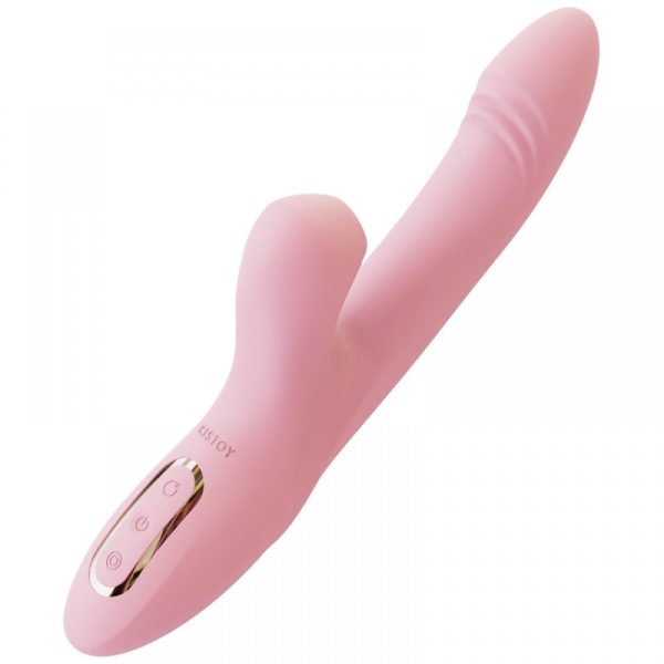 KISTOY KATY MAX VIBRADOR COM ESTIMULADOR DE CLITORIS E 12 MODOS DE VIBRAÇÃO VIP MIX