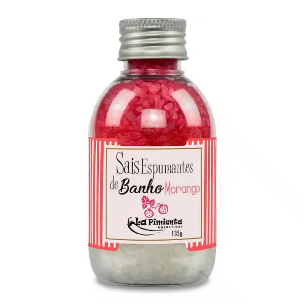 SAIS DE BANHO SENSUAL DE MORANGO 120G LA PIMIENTA