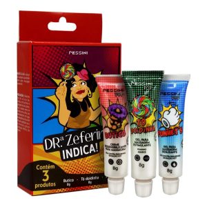 Kit Dra Zeferina Com 3 Geis Funcionais 8g Linha Pop Pessini