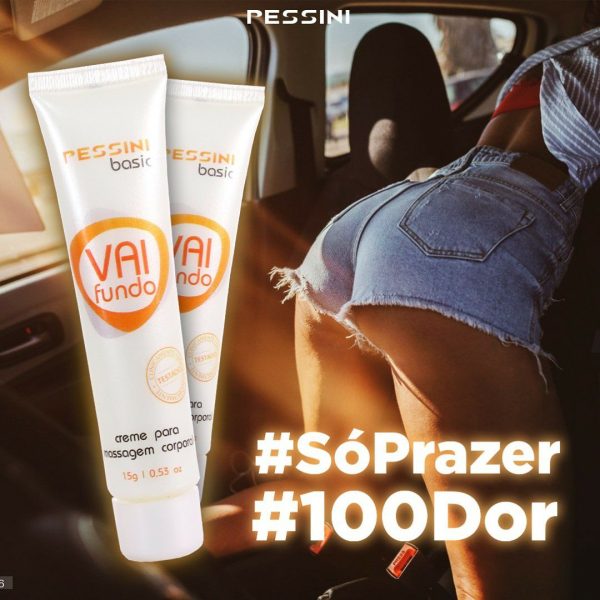 Vai Fundo Creme Dessensibilizante Para Massagem Corporal Linha Basic 15g Pessini - Image 2