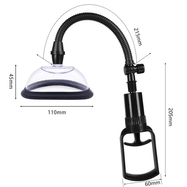 Bomba de Sucção para Estimulação Feminina com 2 copos Pussy Pump Munas Moda Intima