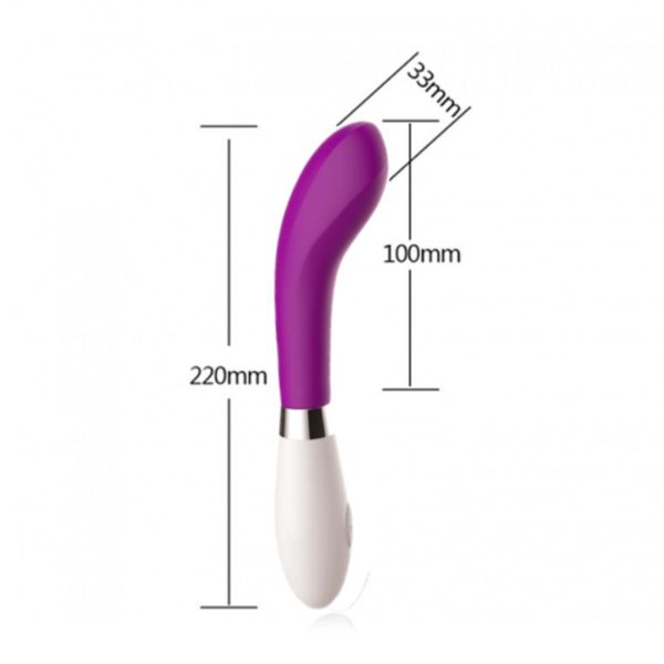 Vibrador feito em silicone com 10 modos de vibração - PG031A Vip MIX