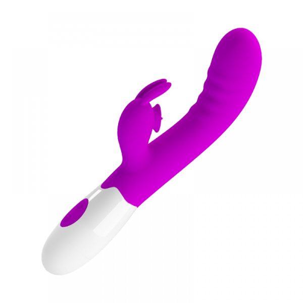 Vibrador com estimulador clitoriano simulador de sexo oral com línguas Munas Moda Intima