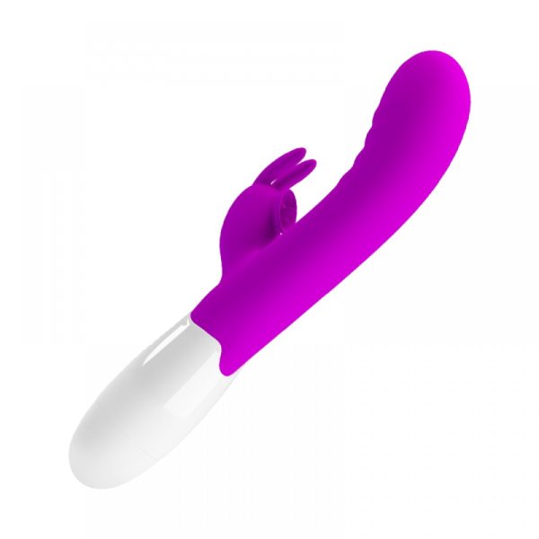 Vibrador com estimulador clitoriano simulador de sexo oral com línguas Munas Moda Intima