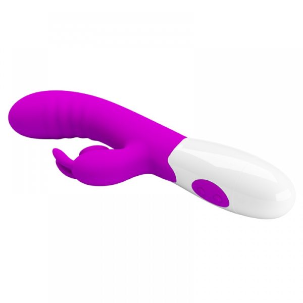 Vibrador com estimulador clitoriano simulador de sexo oral com línguas Munas Moda Intima