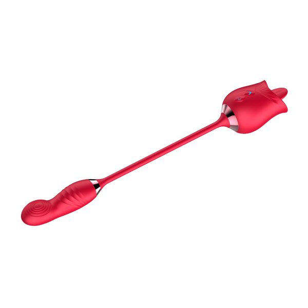 Vibrador Duplo com 10 Movimentos de Língua e Pulsação Vip Mix