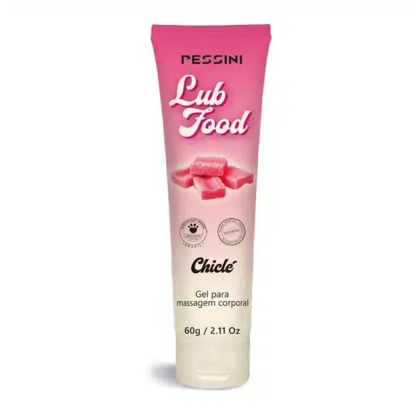 Lub Food Gel Para Massagem Corporal Beijável 60g Pessini