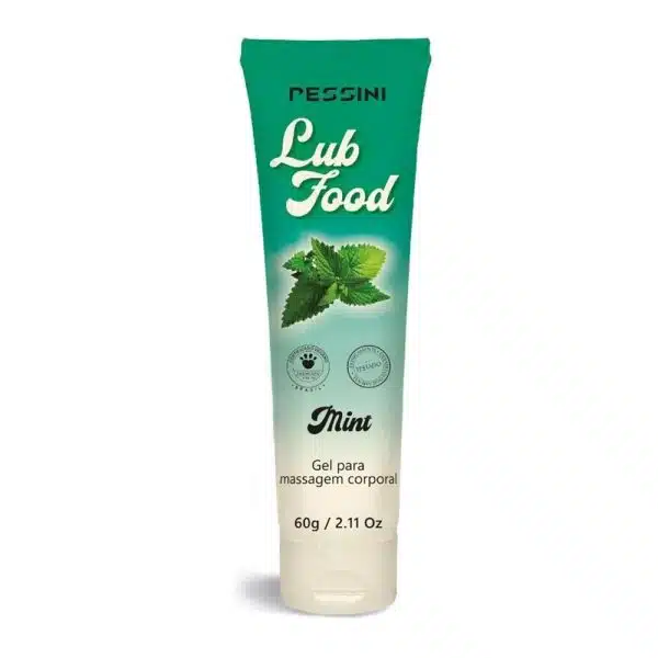 Lub Food Gel Para Massagem Corporal Beijável 60g Pessini