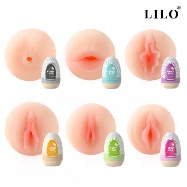 Egg Funny Masturbador FUNNY EGG em Cyberskin Elevando o Prazer Masculino - Image 11