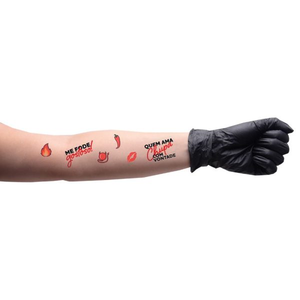 Tatuagens Provisórias Afrodisíacas para Momentos Inesquecíveis  Tattoo com Tesão/ Tattoo com Prazer - Image 6