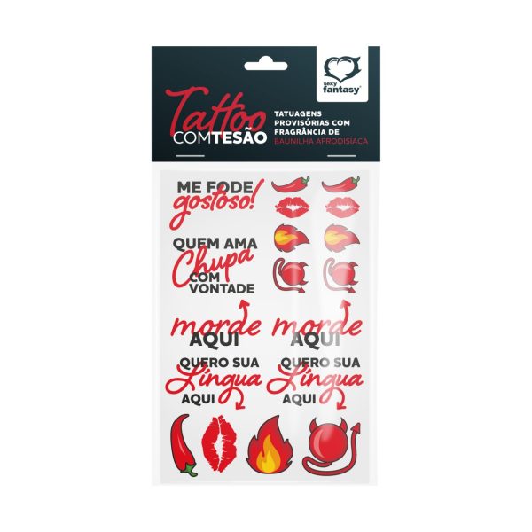 Tatuagens Provisórias Afrodisíacas para Momentos Inesquecíveis  Tattoo com Tesão/ Tattoo com Prazer - Image 2