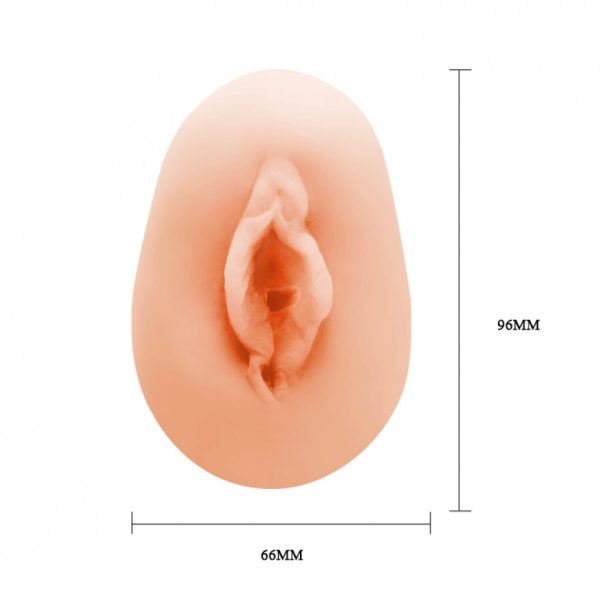 Masturbador masculino simulador de sexo vaginal feito de CyberSkin - MA164