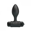 Plug anal pequeno em silicone macio com cápsula vibratória removível - PL06 VIP MIX