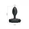 Plug anal pequeno em silicone macio com cápsula vibratória removível - PL06 VIP MIX