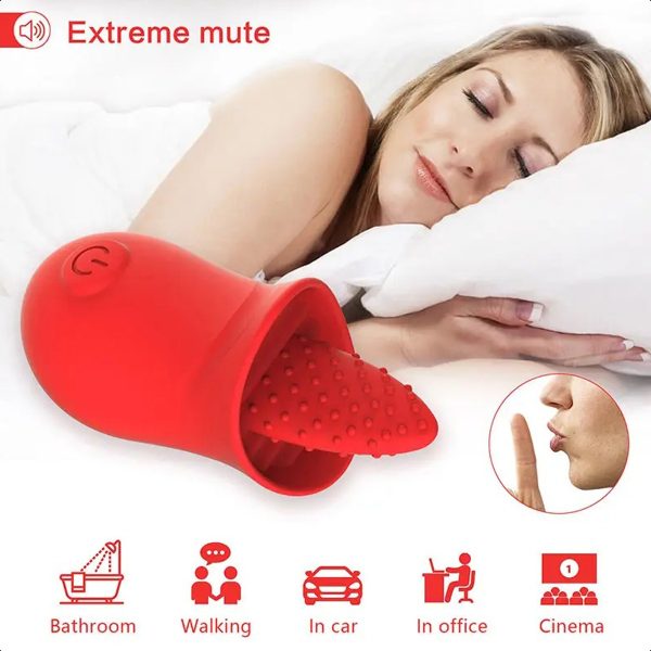 Vibrador Clitóris C/ Língua Estimuladora - Prazer Absoluto - Imagem 10