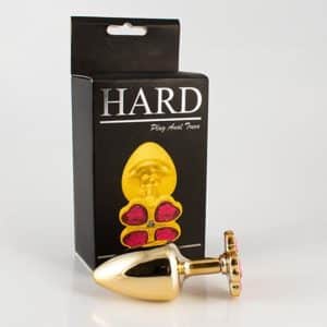 Plug Anal M Trevo Dourado-HARD