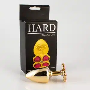 Plug Anal M Trevo Dourado-HARD