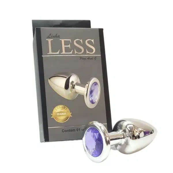 Plug Less G Cromado Com Pedra HA193C - HArd