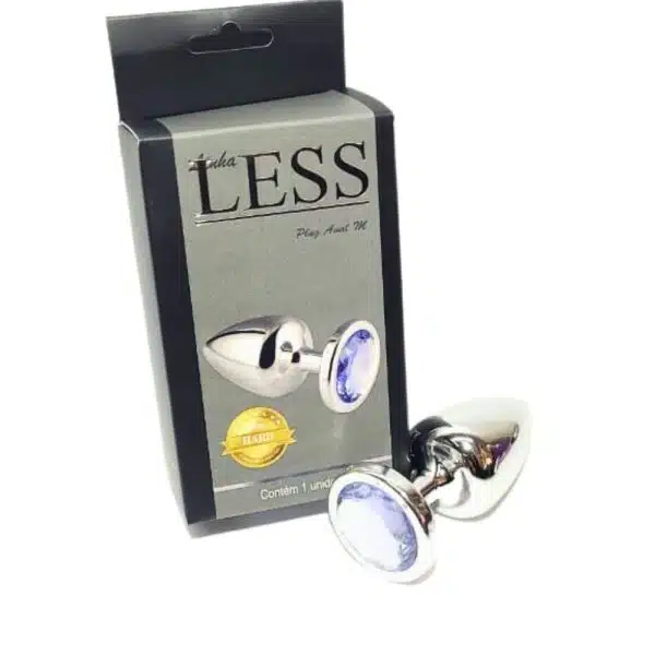 Plug Anal LESS M Cromado Com Pedra - Image 4