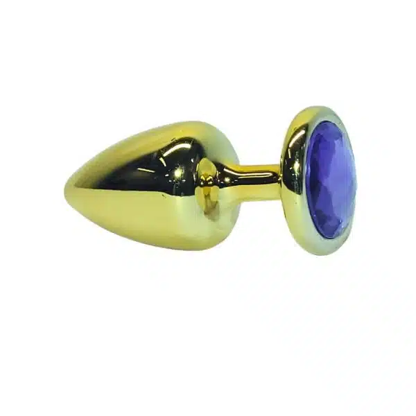 Plug LESS M Dourado Com Pedra HA192D Plug desenvolvido em ABS, uma peça com sofisticação e leveza para quem quer iniciar com ousadia.Tem medidas aproximadas em 6,5 cm de comprimento e 2,5 cm de espessura na parte mais grossa).Hard