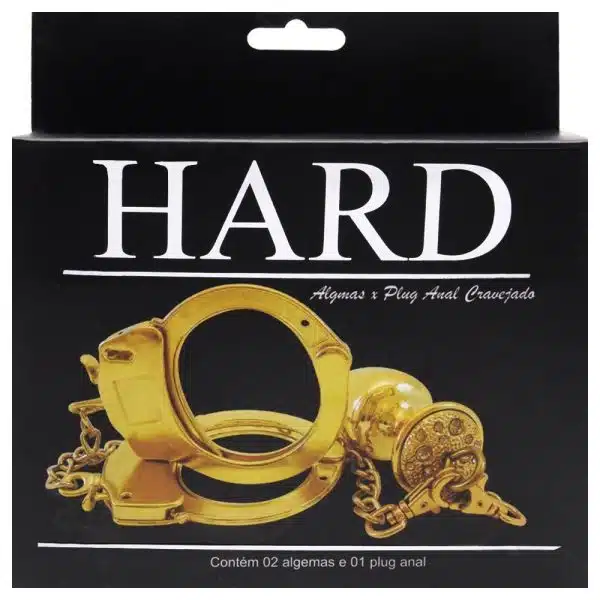 Algemas X Plug Anal Cravejado P Onix HA146P- Hard