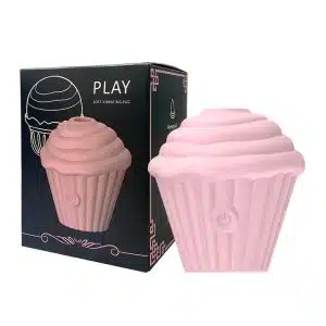 Sugador De Clitóris e Mamilo Cup Cake 5 Modos De Sucção