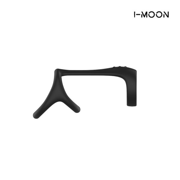 Anel Peniano com Anel de Escroto Prazer a dois Acessório sexual para casais Exploração de novas sensações Ajuste perfeito e confortável Meia capa peniana Silicone de alta qualidade Brinquedo sexual inovador Intensificador de ereção Estimulação para casais IMOON anel peniano Design flexível Experiência íntima intensificada Melhoria de performance sexual Acessório íntimo para homem e mulhe