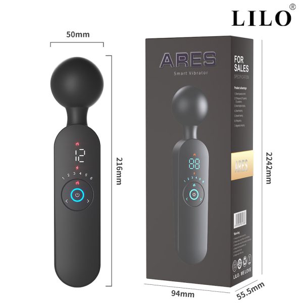 Massageador Varinha Mágica Vibração Velocidade Aquecimento Relaxamento Autocuidado Massagem USB recarregável Ergonômico Luxuoso Personalizado Bem-estar Ponta flexível Conforto