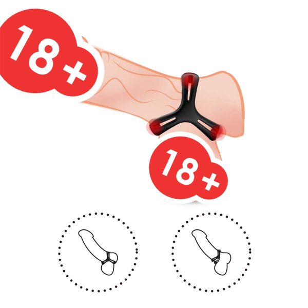Anel peniano em silicone Prolongamento da ereção Controle da ejaculação Estimulação clitoriana Orgasmos múltiplos Acessório sexual para casais Intensificação do prazer Ereção mais firme Silicone de alta qualidade Saúde sexual masculina Brinquedo erótico para casais Experiência sexual intensificada Conforto e segurança sexual Acessório íntimo masculino Melhoria na vida sexual