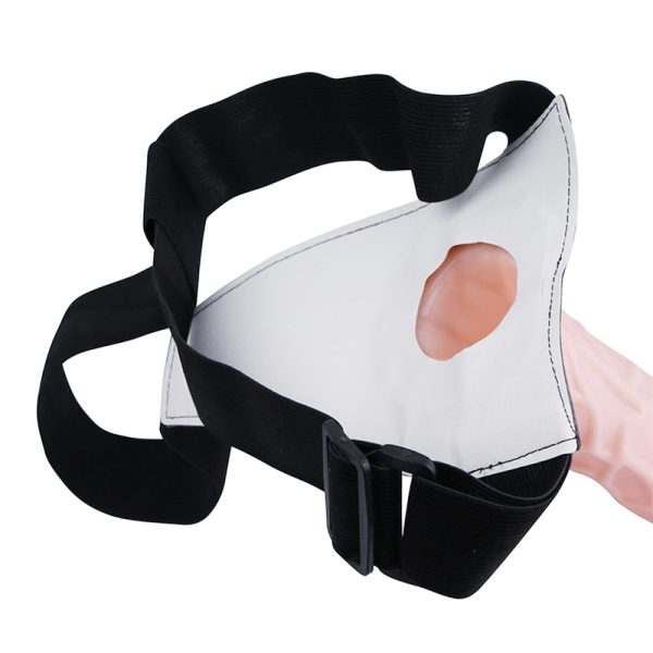 Cinta peniana Capa peniana realística Pênis simulado Alça elástica ajustável Brinquedo erótico para casais PVC de alta qualidade Fantasia erótica Acessório íntimo Intimidade compartilhada Prazer e conforto