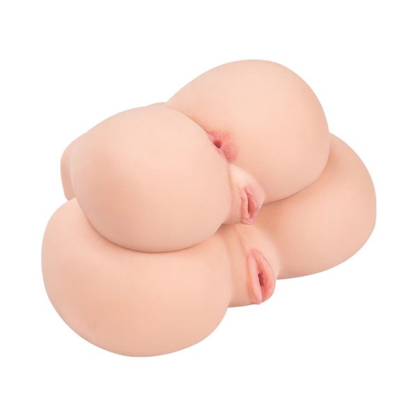 Masturbador masculino Bumbum masturbador Orifícios vaginais Ânus realista Masturbador em formato de bumbum Brinquedo erótico masculino TPR (material do produto) Texturas internas Prazer masculino Realismo erótico