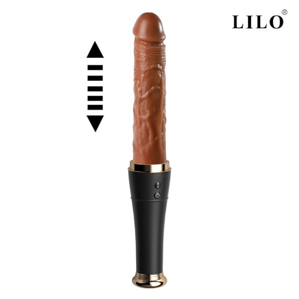Vibrador 2 em 1 Pênis realístico Estimulador de língua Modos de vai e vem Vibrador com aquecimento Silicone de alta qualidade Brinquedo sexual premium Experiência íntima Prazer solo ou a dois Vibrador recarregável USB Tecnologia de prazer inovadora Vibrador seguro para o corpo Sensação realista Intensidade ajustável Brinquedo sexual versátil