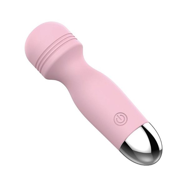 Mini varinha mágica Vibrador tipo varinha mágica Estimulador clitoriano Vibrações intensas Recarregável via USB/Tomada Resistente à água Silicone de alta qualidade Prazer íntimo Autonomia de uso Sensações personalizadas
