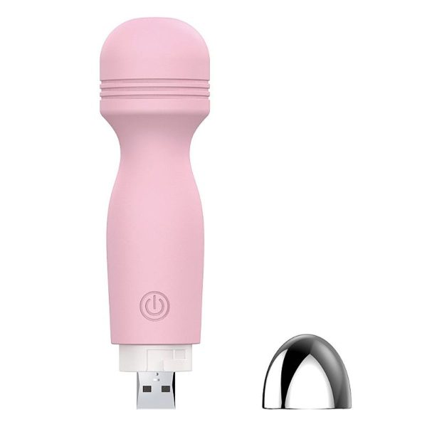 Mini varinha mágica Vibrador tipo varinha mágica Estimulador clitoriano Vibrações intensas Recarregável via USB/Tomada Resistente à água Silicone de alta qualidade Prazer íntimo Autonomia de uso Sensações personalizadas