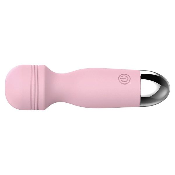 Mini varinha mágica Vibrador tipo varinha mágica Estimulador clitoriano Vibrações intensas Recarregável via USB/Tomada Resistente à água Silicone de alta qualidade Prazer íntimo Autonomia de uso Sensações personalizadas