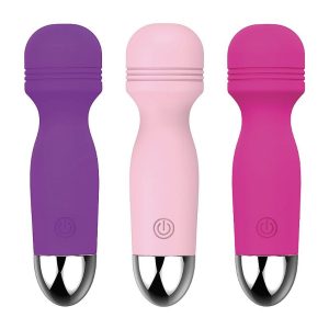 Mini varinha mágica Vibrador tipo varinha mágica Estimulador clitoriano Vibrações intensas Recarregável via USB/Tomada Resistente à água Silicone de alta qualidade Prazer íntimo Autonomia de uso Sensações personalizadas