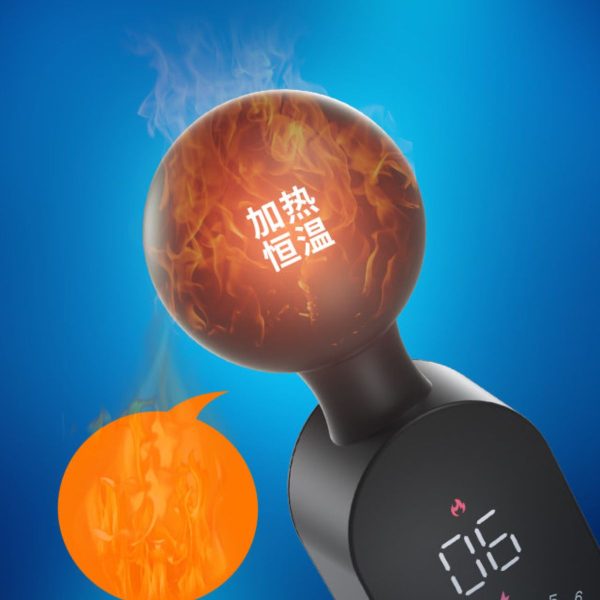 Massageador Varinha Mágica Vibração Velocidade Aquecimento Relaxamento Autocuidado Massagem USB recarregável Ergonômico Luxuoso Personalizado Bem-estar Ponta flexível Conforto