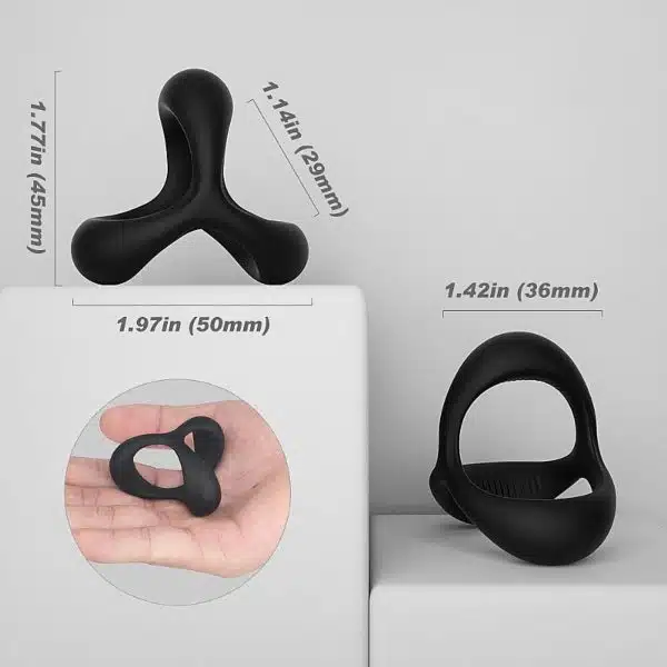 Anel Peniano Black Rider Acessório Sexual Masculino Silicone Premium Estimulação Adicional Ereções Duradouras Intensificação do Prazer Segurança e Conforto Resistente à Água Higiene e Durabilidade Versatilidade Aquática