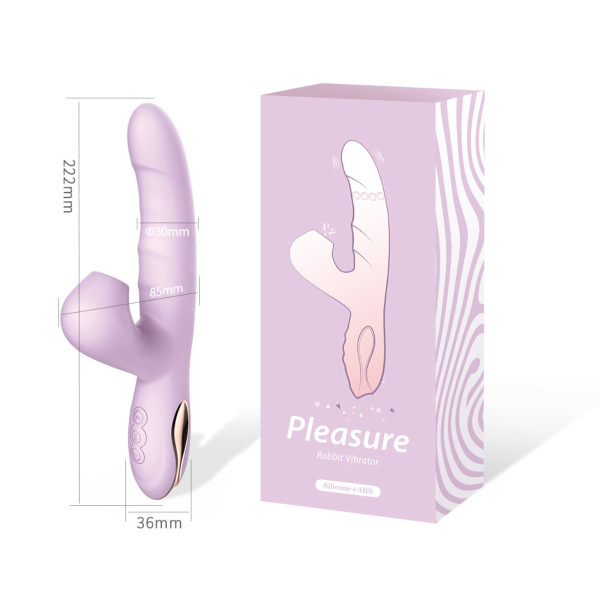 Vibrador Ponto G e Clitóris Vibrador Multifuncional Estimulador Clitoriano Vibrador Recarregável Vibrador com Modos de Batidinhas Vibrador de Silicone Brinquedo Sexual Ergonômico Vibrador para Mulheres Acessórios de Prazer Vibrador para Casais