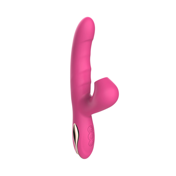 Vibrador Ponto G e Clitóris Vibrador Multifuncional Estimulador Clitoriano Vibrador Recarregável Vibrador com Modos de Batidinhas Vibrador de Silicone Brinquedo Sexual Ergonômico Vibrador para Mulheres Acessórios de Prazer Vibrador para Casais