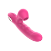 Vibrador Ponto G e Clitóris Vibrador Multifuncional Estimulador Clitoriano Vibrador Recarregável Vibrador com Modos de Batidinhas Vibrador de Silicone Brinquedo Sexual Ergonômico Vibrador para Mulheres Acessórios de Prazer Vibrador para Casais