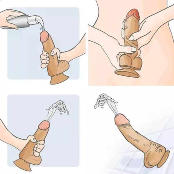 Prótese Realística com Ejaculador Prótese com Ventosa Cinta Peniana Ajustável Brinquedo Erótico Realista Prótese Sexual com Escroto Prótese para Casais Acessório Sexual Multifuncional Brinquedo Adulto com Ejaculação Prótese Maciça Realística Prótese em Material Polivinílico Atóxico Brinquedo Sexual Seguro Prótese Íntima com Cinta Acessório Erótico para Explorar Prótese para Experiências Íntimas Prótese com Cinta para Todos os Corpos