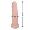 Capa Peniana em CyberSkin 18cm X 5cm - Material Atóxico que Imita Pele Humana - Imagem 2
