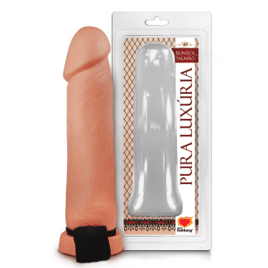 Capa Peniana Oca Prótese Sexy Fantasy Plastisol Atóxico Acessório Sexual Material Seguro Sensação Realista Prazer Sexual Aumentar Prazer Lubrificante à Base de Água Higienização Fácil Acessório Íntimo Performance Sexual Intensificar Prazer