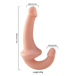 Pênis Realístico de Casal Pênis Realístico com Duas Pontas Pênis Realístico 14,5 cm Brinquedo Sexual para Casais Pênis Realístico TPE Pênis Realístico com Glandes Pênis Realístico 3,4 cm de Diâmetro Pênis Realístico Encaixe Perfeito Pênis Realístico Seguro Pênis Realístico Confortável