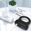Anel Peniano em Silicone com Estimulador Clitoriano Recarregável - Imagem 10