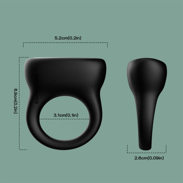 Anel Peniano em Silicone com Estimulador Clitoriano Recarregável - Image 6