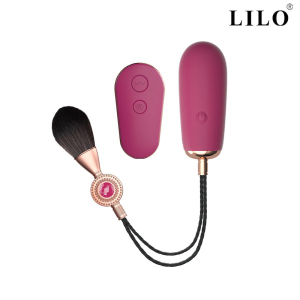Vibrador em formato de cápsula Vibrador com pincel na ponta Vibrador com textura leve Vibrador LILO 12 modos de vibração Função de aquecimento Controle remoto vibrador Vibrador recarregável USB Estimulação precisa Produtos íntimos discretos Vibrador hipoalergênico Silicone e ABS Produtos de prazer Privacidade garantida Embalagens neutras